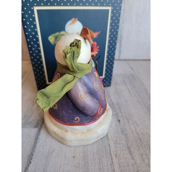 Lang 2005 classic hello little bird snowman Xmas home decor - Picture 4 of 9